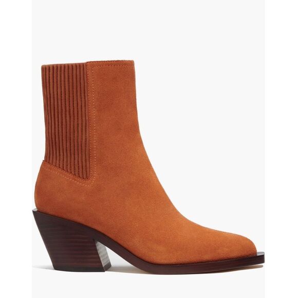 Coach Shoes - COACH Prestyn Ankle Booties Burnished Amber, Leather Suede, New, Size 9